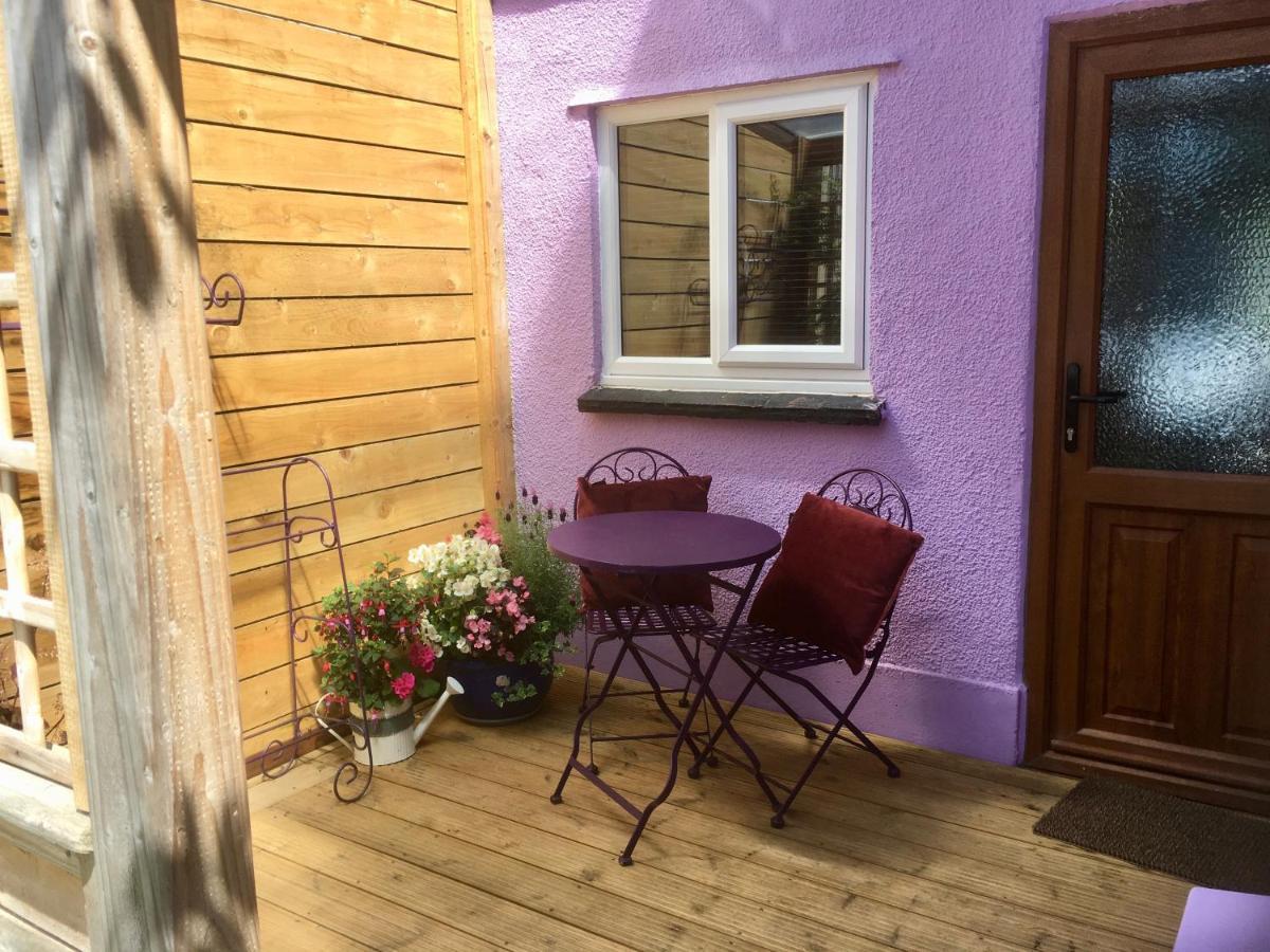 Cute Self-Contained Guest Room With Ensuite And Private Decked Porch In Glastonbury Dış mekan fotoğraf